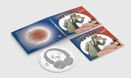 mockup du digipack Detective Ska Compil volume 1